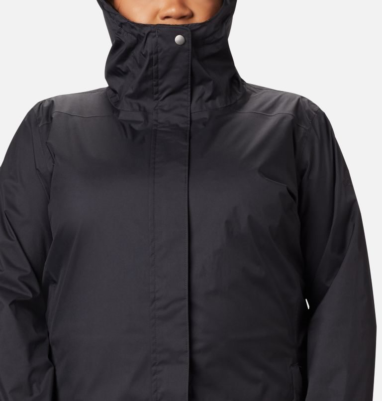 Women's Columbia Splash A Little II Jackets Black | Plus Size CA-Y1C38